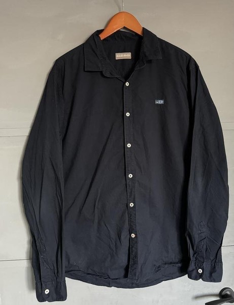 Men Napapijri Shirt Navy 42 / XL / 50