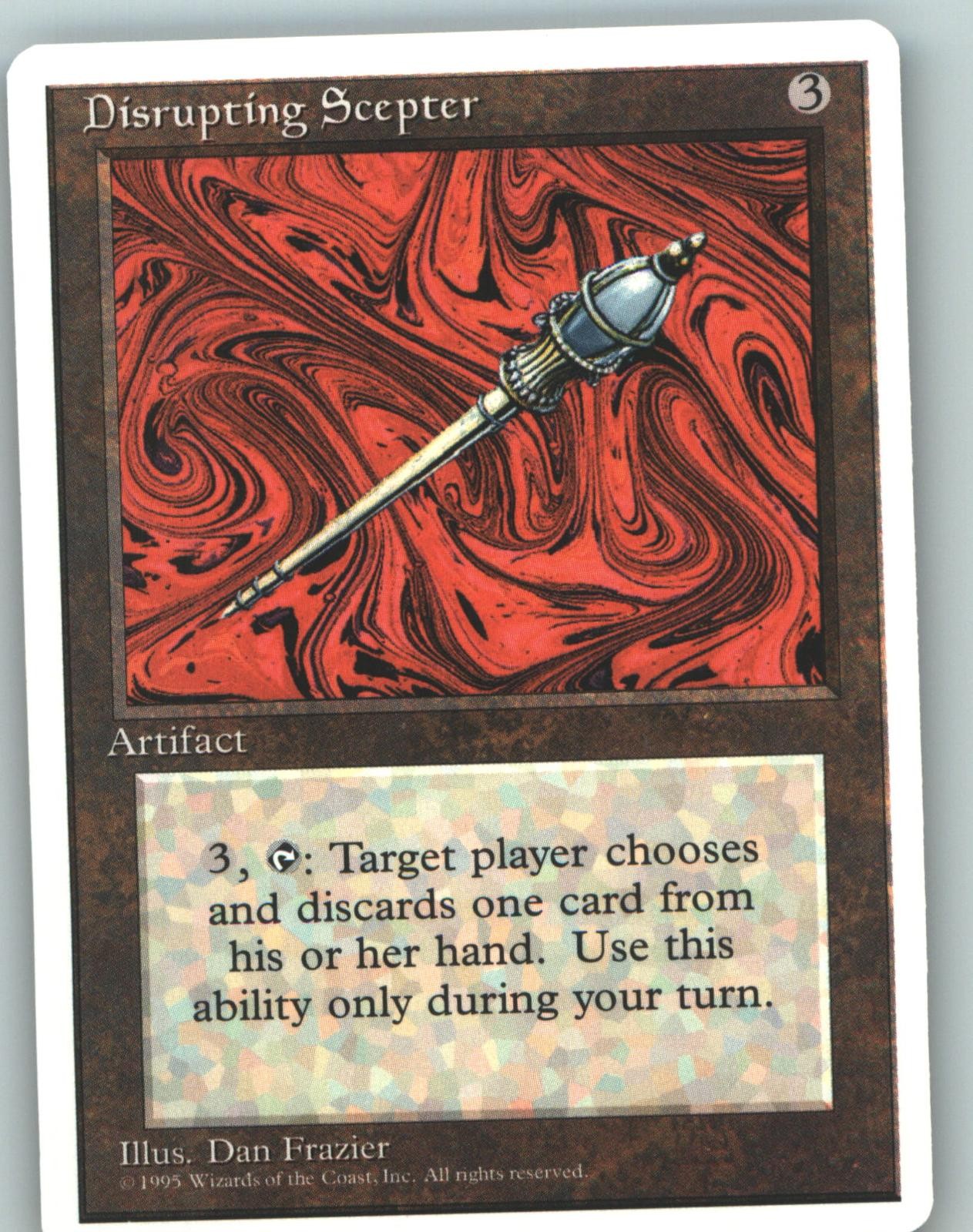 Disrupting Scepter Rare Fourth Edition Magic: The Gathering Near Mint
