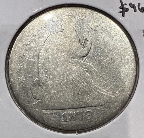 1878-P Seated Liberty Half Dollar — photo from the most recent tracked eBay sale