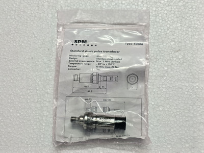 SPM INSTRUMENT 40000 SERIES SHOCK PULSE TRANSDUCER
