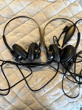 Starkey SM5400 Wired USB Headsets Push to Talk with Microphone Used