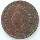 AU Details Environmental Damage 1908 S Indian Head Cent