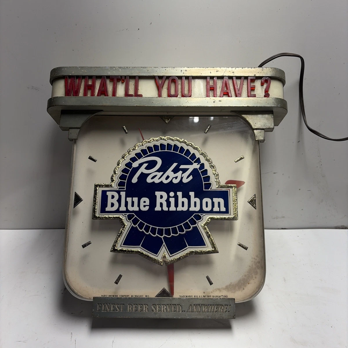 pabst clock products for sale | eBay