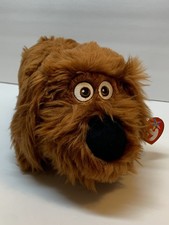 Duke Dog Plush Toy Secret Life of Pets 12" Ty Beanie Buddy Stuffed Animal NWT