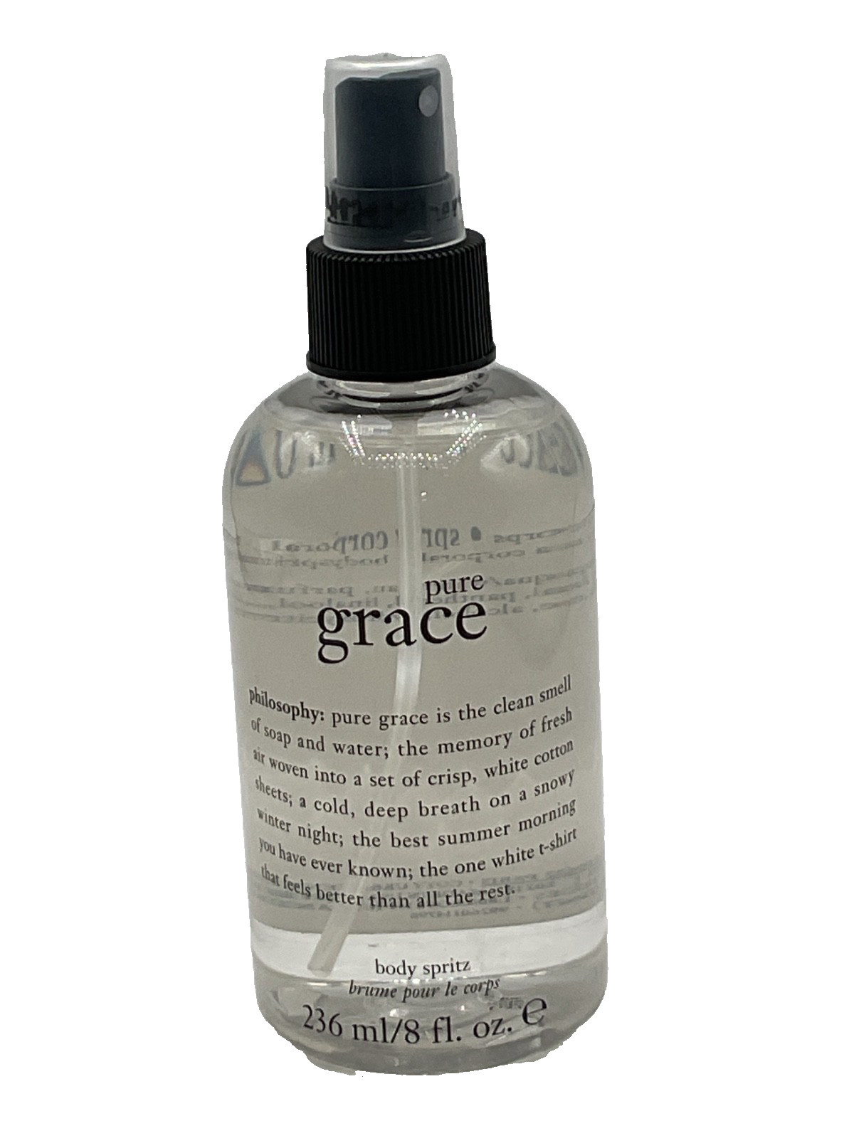 Philosophy Pure Grace Spritz - 8 oz New +Sprayer