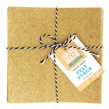 AC Square Felt Stack 32/Pkg-Glitter