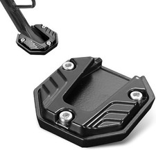 Motorcycle Kickstand, Anti-slip Kickstand Pad, Anti-Sink Extension Side Stand Fo