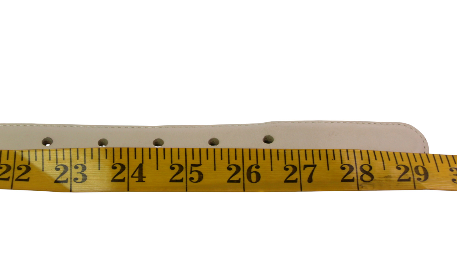 Coach BEIGE BONE REAL LEATHER 1"Wd DRESS CASUAL CLASSIC WOMEN'S BELT Sz M (A91 thumbnail 11