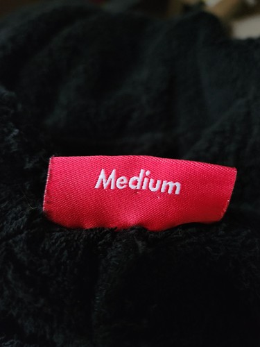 SS18 Supreme Terry logo Short size M Medium shorts black Jacquard logo - Picture 8 of 11