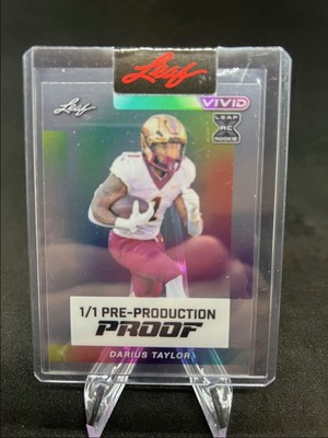 2024 Leaf Vivid Pre-Production Proof Darius Taylor 1/1