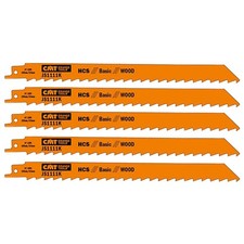 CMT JS1111K-5 3 TPI 5-Piece 8-Inch Saw Blades for Reciprocating Saws