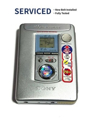 SONY WM-GX788 FM/AM Walkman Cassette Recorder Serviced New Belt- Made in Japan