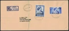 MOROCCO AGENCIES (SPANISH), KGVI, 1948, SILVER WEDDING ON COVER (NOT FIRST DAY).