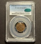 1916-D Lincoln Wheat Cent — PCGS MS64 BN CAC ✅ Toned — Video! 🔥