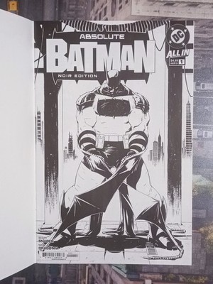 ABSOLUTE BATMAN #1 NOIR EDITION BLANK COVER DC NM