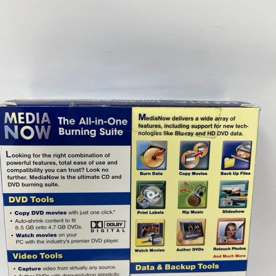 Suite de grabación de CD y DVD Nova Development Media Now, software y manual Foto 4 de 4