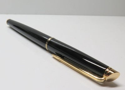 Waterman Hemisphere glänzend schwarz Füllfederhalter M Feder new old stock