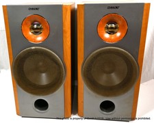 PAIR SONY SS-NX1 BOOKSHELF SPEAKERS Vintage w/ 6" Woofer and Silk Dome Tweeters