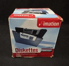 Imation IBM Formatted 3.5" Diskettes 2HD 1.44MB 25pk - Made in USA