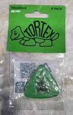 6-PACK Dunlop Tortex Triangle Shape 0.88mm Guitar Picks Green 431P.88