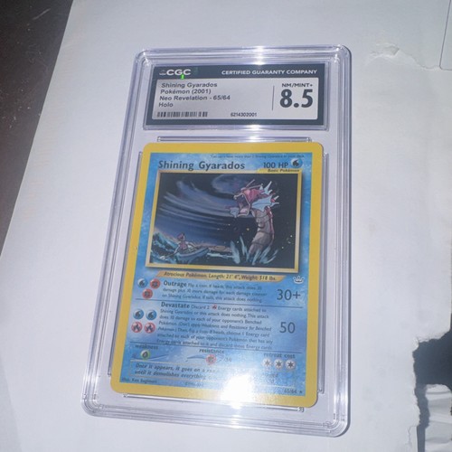 Shining Gyarados (Unlimited) graded CGC 8.5 for sale on eBay