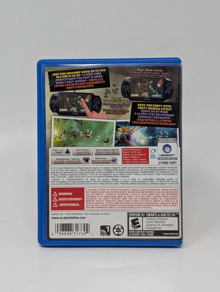 Rayman Legends (Sony PlayStation Vita, 2013) - Image 2 of 4