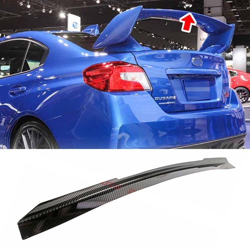 DTO Painted Black Trunk Spoiler Gurney Flap For Subaru WRX STI VB – 2025 Top Rear Spoiler