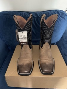 Bottes Cowboy Ariat Cuir Marron - Pointure US 9.5 - Style Western - Homme