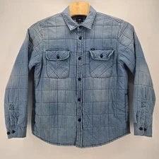 OBEY Worldwide Puffer Jacket -  Mens XL - Sleek & Warm Quilted Denim  Streetwear