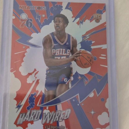 Topps NBA Hoops 2026 VJ Edgecombe Philadelphia 76ers #HW-23 Hard Wired Insert
