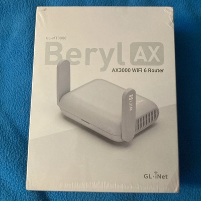 GL.iNet Beryl AX GL-MT3000 AX3000 WiFi 6 Router - FACTORY SEALED