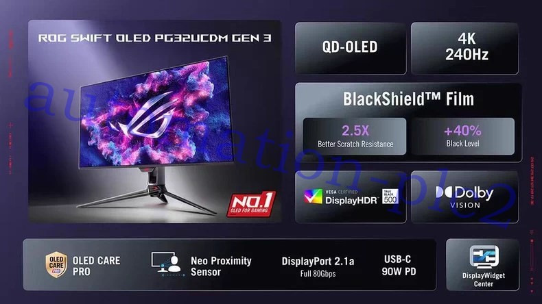 NEW ASUS ROG PG32UCDM3 (The third generation! )31.5'' 4K 240Hz