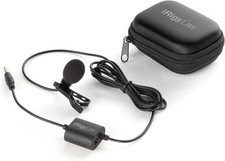 IK Multimedia iRig Mic Lav Compact Lavalier Microphone for Phone Tablet, Black