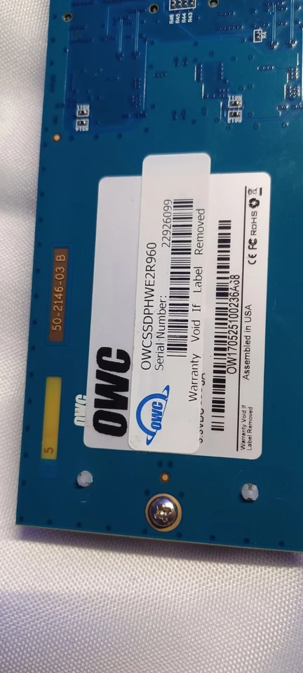 OWC Mercury Accelsior 960gb E2 PCIe SSD - Image 4 of 4