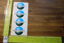 Vecchio adesivo animali cane razza HABITAT POMERANIA pomerania cane punta nana