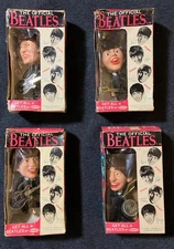 1964 Beatles Remco Dolls – Complete Set of 4 w/ Original Boxes & Instruments