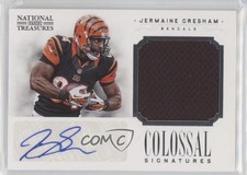 2012 National Treasures Colossal Signatures 4/25 Jermaine Gresham #4 Auto 0b2