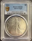 2002 $1 Silver Eagle - PCGS Graded MS68 - 1oz Fine Silver Coin - Brilliant