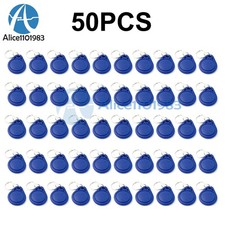 50PCS RFID IC Key Tags Keyfobs Token NFC TAG Keychain 13.56MHz for *mq