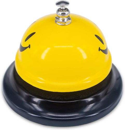 1 Pack Call Bell, Desk Service 3.35 Inch Diameter Metal Bell for... - Picture 2 of 6