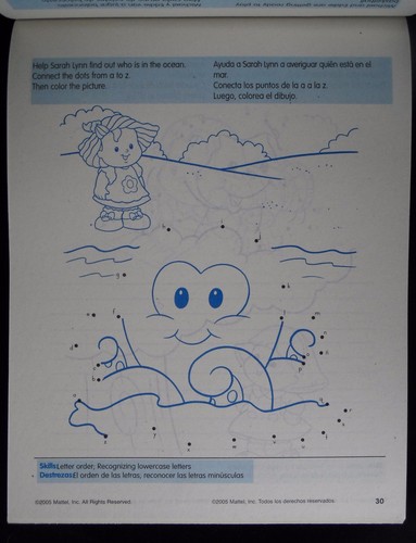 FISHER PRICE LITTLE PEOPLE LEARNING PADS - Kindergarten 1 & Kindergarten 2 Books - Picture 4 of 6