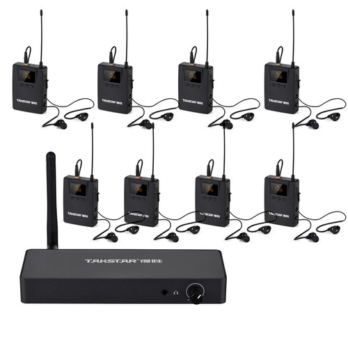 UHF Wireless in-Ear Monitor System Transmitter Receiver for Stage Studio A3H9 - Picture 15 of 16