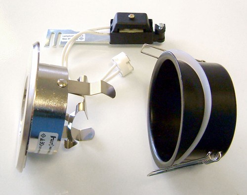 5W LED Einbaudusche Bad Downlight Strahler IP65 weiß, Chrom - Bild 7 von 12