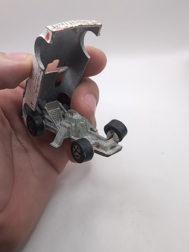 1977 Hot Wheels Army Funny Car Dragster Don Prudhomme Plymouth Made In Hong Kong - Picture 4 of 4