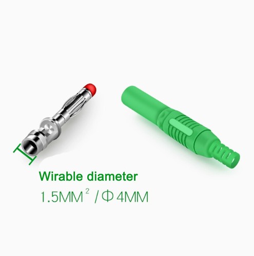 4MM Assembled Fully Sheathed Safe Banana Plug DIY Probe Welding Connector Plug - Picture 2 of 15