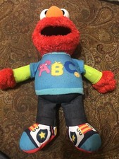 2013 Sesame Street 12 ELMO Singing ABC Plush Stuffed Talking Learning Toy