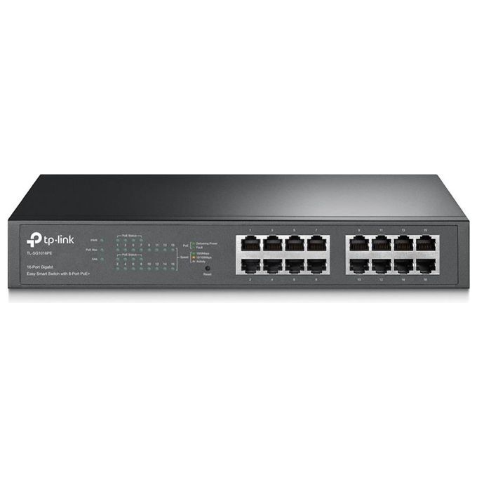 TP-LINK Easy Smart TL-SG1016PE Switch intelligente 8 x 10-100-1000 (PoE+) + 8 x