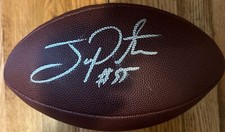 Joey Porter Sr. Signed Autographed Duke Replica Football Pittsburgh Steelers PSA