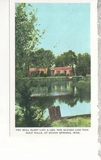 Sunset Point Inn   Gulf Hills  Ocean Springs MS  WB Postcard 11217