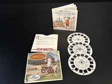 View Master Colonial Williamsburg VA 3 reel packet/booklet A813 - GE1